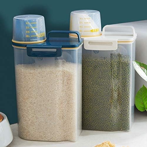 Pdgjg Домашно Складирање Храна Кофа Со Ориз Кујна Пластични Зрна Кутија За Складирање Отпорна На Инсекти Запечатена Резервоар За