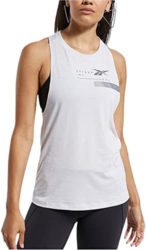 Резервоар за лого на Reebok Womens Racerback Top