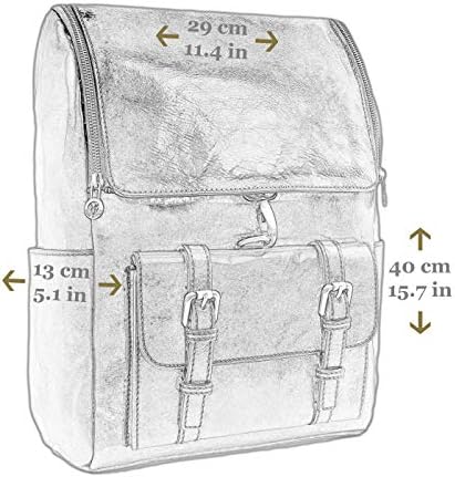 Временски отпор Кожа ранец до 15 во рак на лаптоп торба за патувања