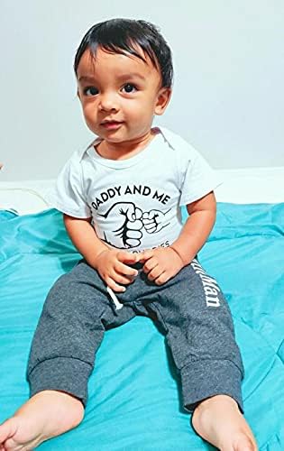 Tuemos новороденче за новороденче бебе момче облека, печати ромпер панталони поставени капачиња од 3 п.п.