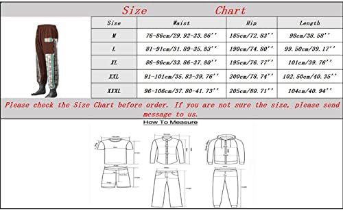 МИАШУИ Малку Л Менс Ретро Етнички Обични Панталони Печатени Никербокери Чино Панталони Мажи