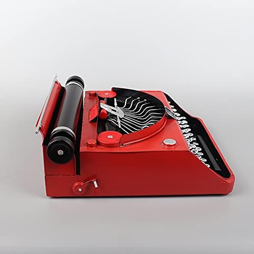 Yrbdsa Гроздобер класичен рачен модел на машина за пишување, машина за украсување античка машина за пишување за биро за простории за