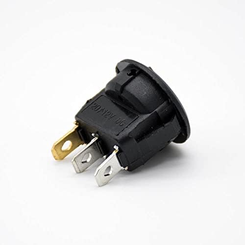 GXMRHWY 30PCS RONER ROCKER SWITCH 3 PIN PONERE PANEL CABLE CABLE KCD2N-102A со светлина