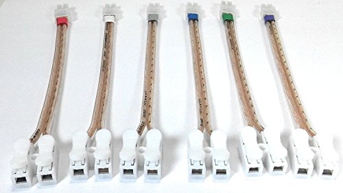 6 парчиња кабел за жица jst конектори за Sony и Samsung Home Theater Sounder 4.2mm без алатки за брзо сплит конектори направени во САД