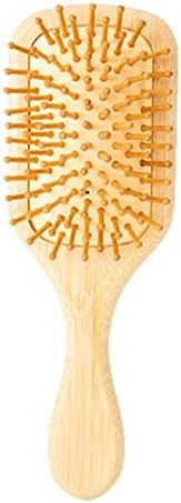 Kbree Bamboo Голема табла нега на коса Воздушно воздушно перниче чешел домаќинство за коса стилизинг Масажа чешла мазна коса чешел
