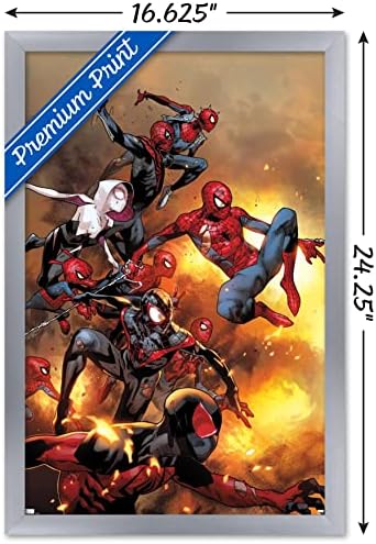 Трендови Интернационал Марвел стрип стих-Неверојатниот Spider-Man #13 Wallиден постер, 22.375 X 34, Непознати верзија