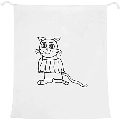 Мачка во Џемпер Торба За Перење/Перење/Складирање