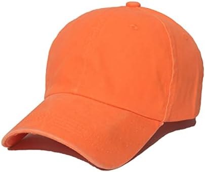 DBYLXMN Femaleенски летен случај на обична цврста цврста флуоресценција боја бејзбол капа капа на визии капачиња бејзбол капачиња