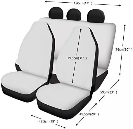 Xpyiqun Западен автомобил додатоци за седишта за автомобили за жени со капакот на воланот, заштитени за декоративни седишта за внатрешни