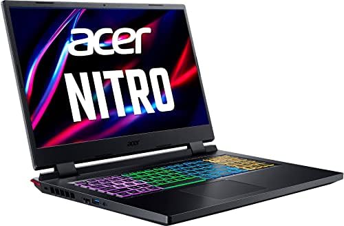 Acer Нитро 5 17.3 FHD IPS 144hz Игри Лаптоп, 12th Intel i5-12500H, GeForce RTX 3050, 32GB RAM 1TB PCIe SSD, RGB Позадинско Осветлување