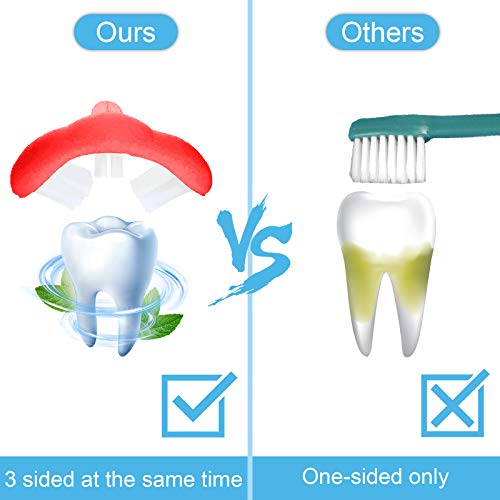 Селена 3 четки за заби за деца, деца прирачник 3-странични четки за заби мек нежен чист заб