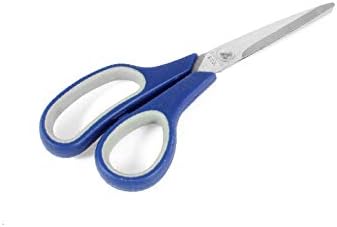 Х-гранче сина рачка од не'рѓосувачки челик за шиење на сечилото Директни ножици 21 см (манго азул хоја де ацеро иноксид папел де Костара