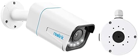 Reolink 4K POE Security IP-камера на отворено со откривање на човечко/возило, 5x оптички зум, движење на вниманието, ноќно гледање во боја, временски период, двонасочен разговор,