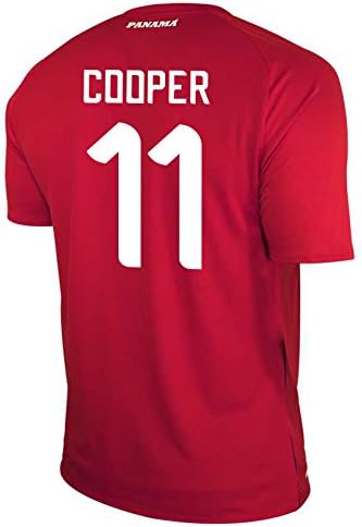 Нова рамнотежа Купер #11 Панама домашен фудбалски дрес на Светскиот куп ФИФА Русија 2018 година