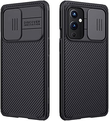 Мангикс OnePlus 9 Случај Со Капакот На Камерата, OnePlus 9 Тенок Фит Тенок Поликарбонат Заштитен Шок-Отпорен Капак Со Капакот На Слајд Камерата, Надграден Случај За OnePlus 9