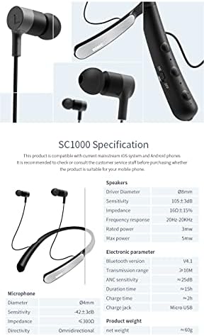 Преносни Безжични Слушалки За Музика Bluetooth,Слушалки За Намалување На Шумот За Уши, Стабилна Издржливост Од 15 Часа,Микрофон Со Висока