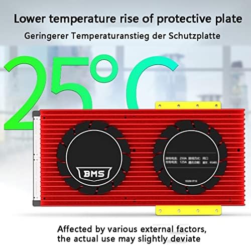 Llylay Smart BMS 48V 16S 30A-250A LifePo4, табла за заштита на PCB, полнач за јонски ќелии на батерии, табла за заштита на батерии BMS, со кабел за изедначување BT, со NTC, за пакет на батерии ?