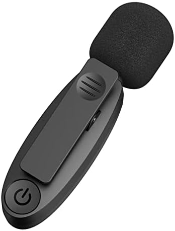 1 до 2 Напреден мини безжичен лавалиер микрофон за iPhone, Android, Type-C, iPad, безжичен микрофон со двојно лапл за видео снимање,