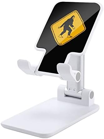 Знак на Bigfoot Road Смешно преклопување на десктоп мобилен телефон, преносни прилагодливи додатоци за биро