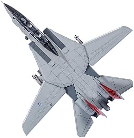 Ханганг 1/100 Скала F-14 Tomcat Fighter Attack Attack Alter Alim Metal Fighter Воен модел Fairchild Republic Diecast Авион Модел за колекција или подарок за одбележување или подарок