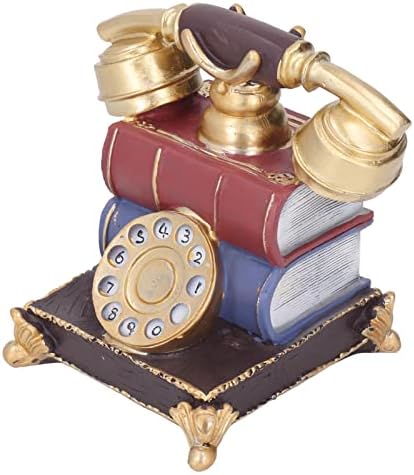 Декоративен телефонски модел, модел на гроздобер од смола, светла боја симулирана елегантна за прозорецот за продавници