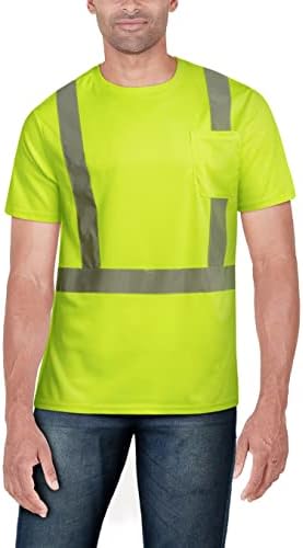 Безбедносна кошула за безбедност на бас Крик - АНСИ Класа 2 со голема видливост на работната облека