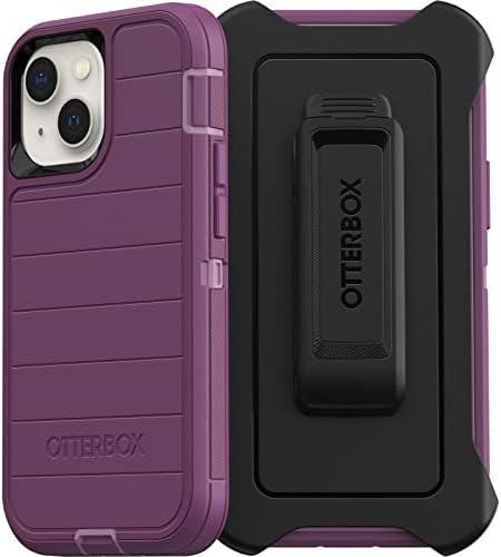 OtterBox Бранител Серија Солиден Случај за iPhone 13 мини &засилувач; iPhone 12 Мини Случај Само-Не-Мало Пакување-Среќен Виолетова