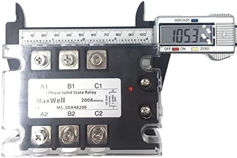 HIFASI TSR-200DA SSR-200DA Трифазен реле за цврста состојба DC 5-32V Контрола на влез AC 90 ~ 480V излезен товар 200A 3 фаза SSR