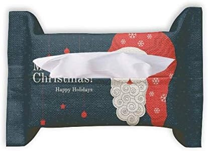 Среќна Божиќна Дедо Мраз хартиена крпа за хартиена торба за лице за салфетка од салфетка