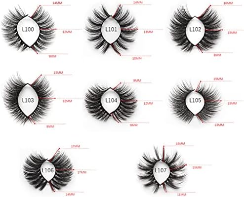 Јеонсвод 5 Пара Драматични 3д Трепки Природни Лажни Трепки Меки Долги Лажни Продолжување На Трепките Рачно Изработени