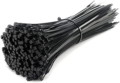 30 ПАРЧИЊА самозаклучувачка најлонска кабелска вратоврска 8 * 200 црна пластична кабелска вратоврска 8 * 300 кабелски вратоврски Од Типот Патент Фиксирачки прстен кабе?