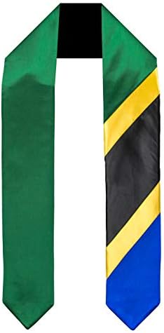 Визија Носат Танзанија Знаме Дипломирање Појас/Украде Меѓународна Студија Во Странство Возрасни Унисекс