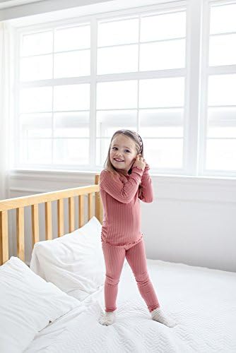 Vaenait Бебе 6М-12Y деца Унисекс девојки и момчиња мека удобна модална модална тенџере тресена облека за спиење пижами 2 парчиња сет