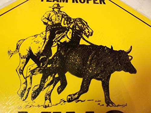 Тим Ропер алуминиумски знак за знаци на тимот Ропер Ксинг