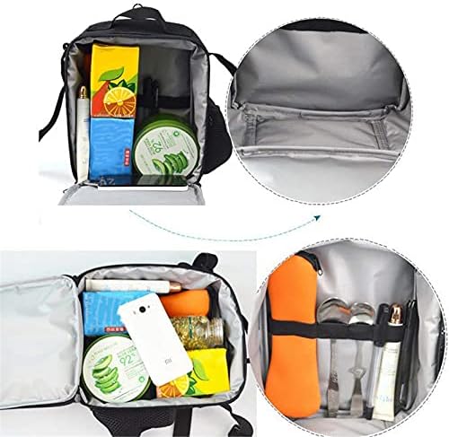 Tpbee Kids Child Transformer Transformer Tagn Tagn, ранец на платно + торба за ручек + молив случај поставен за ученици од училиште, една големина