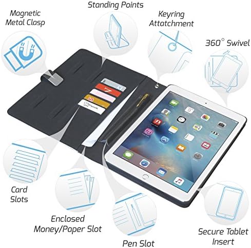 Персонализирана iPad кутија за Apple iPad 10,2 инчи, iPad 7, 360 Swivel Side Flip Cover, Персонализирајте со слика - Прилагодете сега