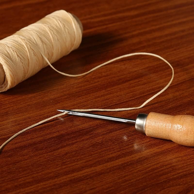 Кожа Awl дрво Рачка за шиење AWL за кожа за шиење за шиење за шиење за шиење чевли за платно занаетчиски занаетчиски