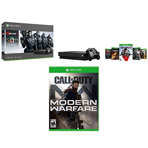 Мајкрософт ЦИВ-00321 Xbox One X Брзини На Војна 5 со Пакет Безжичен Контролер Со Повик За Активирање На Должност Модерната Војна е за Xbox