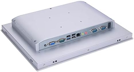 Hunsn 15 инчен TFT LED индустриски панел компјутер, 10-точки проектиран капацитивен екран на допир, Intel J1900, Windows 11 Pro или Linux Ubuntu, PW25, VGA, 4 x USB, LAN, 3 x COM, 8G RAM меморија, 64G SSD