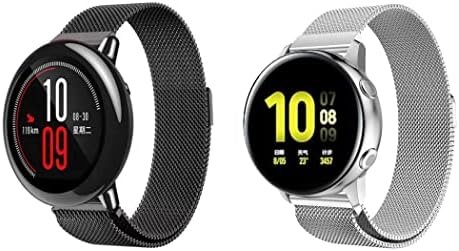 Еден Watchалон Бенд За Брзо Ослободување На Часовници Компатибилен Со Huawei Watch GT 2 Sport 46mm Челична Метална Решетка За Замена, Пакување
