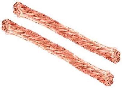 Пазарна жица на Мерлин, плетенка од бакарна жица, олово кабел Електричен заоблен круг, голи спирално флексибилно заземјување проводливи