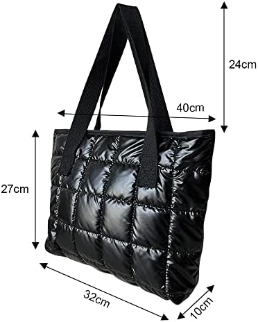 Topeенски женски торбички торбички со торба со торба за рамо со патент за канцеларија, патување, капацитет-голем капацитет
