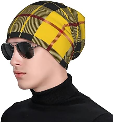 Mizibao unisex beanie hat шкотски подароци клан farquharson tartan топла слабичка плетена капа hadечка за глава за возрасни