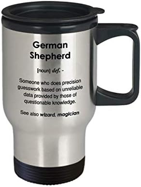 Смешни Германски Овчар Дефиниција Кафе Кригла - 14оз Патување Кригла