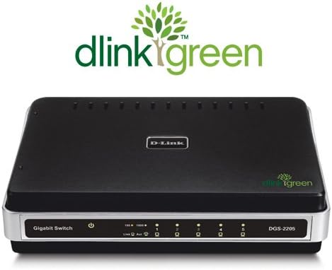 D-Link DGS-2205 5-Port 10/100/1000 Desktop Switch
