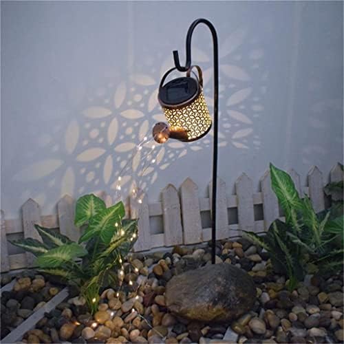 ZLXDP Орнамент ламба Градинарски украси Надворешно соларно наводнување може градинарска уметност, светло декор, туш LED жица светла