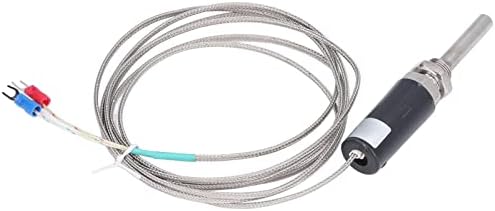 K Тип Термокупар заштитена со заштитена жица на сензорот за сондата на сензорот 0-800 ℃ 50мм WRNT-01