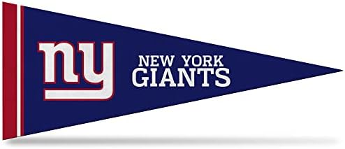 Rico Industries NFL Football New Yorks Giants Soft Hel Feel Pennant - Ez To Hang - Home Décor