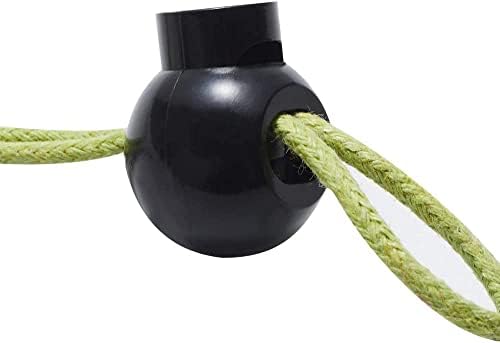 Dyzd единечна дупка Пластична кабел брави светло црно полирање крајно пролетно стоп за стопирање на стопери