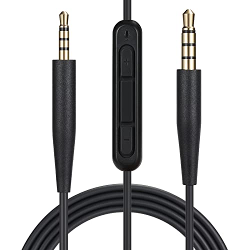 Аудио кабел за замена на Earla TEC, жица за продолжување од 3,5 mm до 2,5 mm за Bose QuietComfort QC45 QC35II QC35 QC25 NC 700 SoundLink